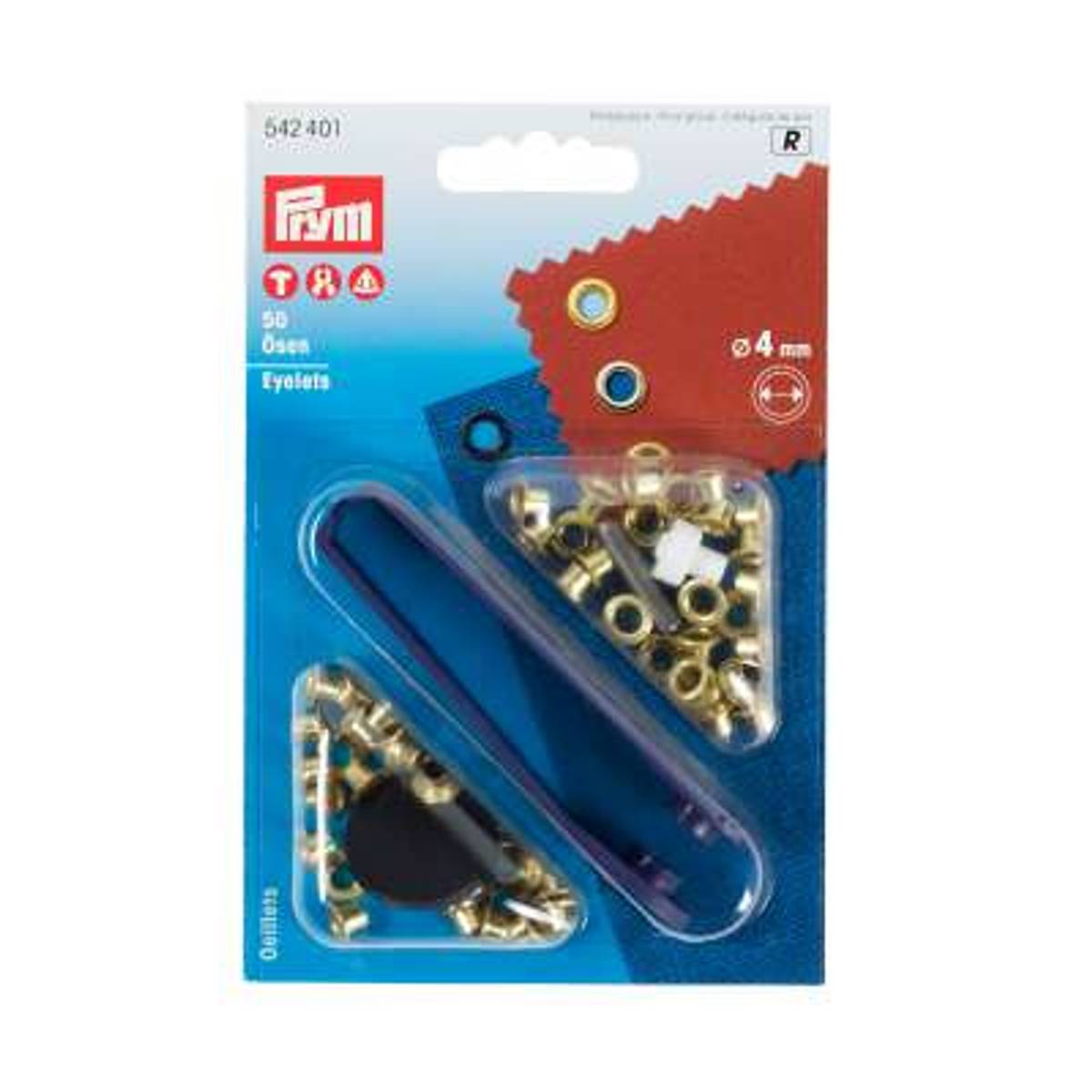 Prym Maljer inkl. verkty, 4 mm - Gull